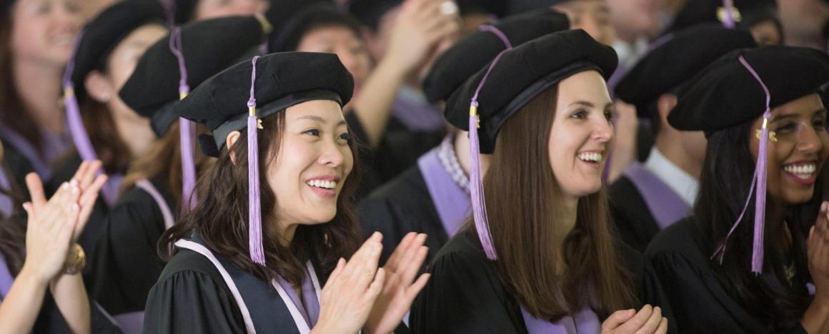 Dental students graduating