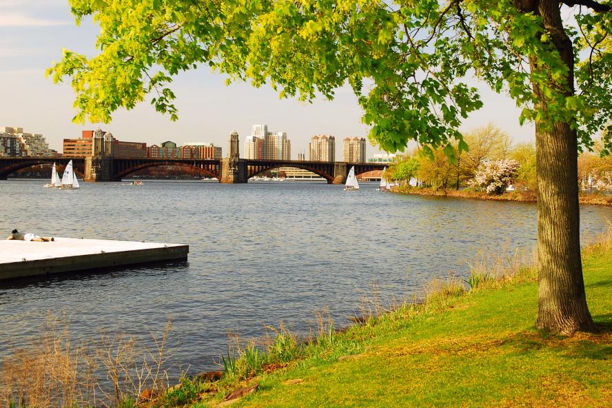 Charles River in Boston, MA