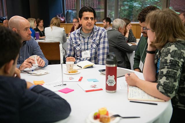 Attendees at the 2019 Frontiers of Democracy conference