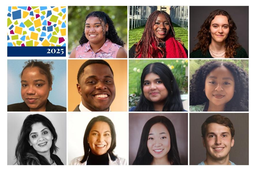 Grid of headshots of 2025 Presidential Award for Civic Life honorees