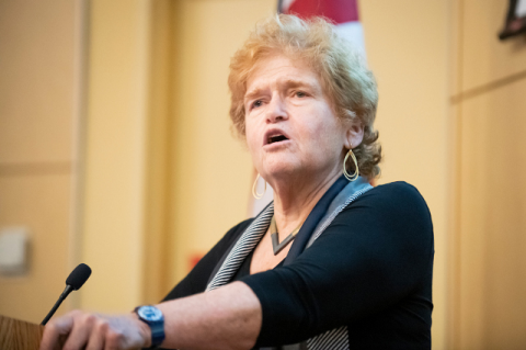 Writer and Holocaust historian Deborah Lipstadt explains the nuances and dangers of modern antisemitism in a talk at Tufts University
